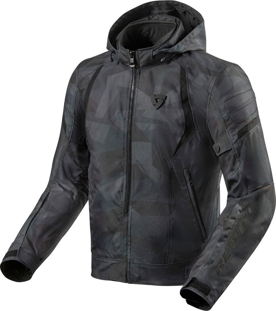 Revit Flare 2 Motorrad Textiljacke, dunkles camouflage, M Produktbild 