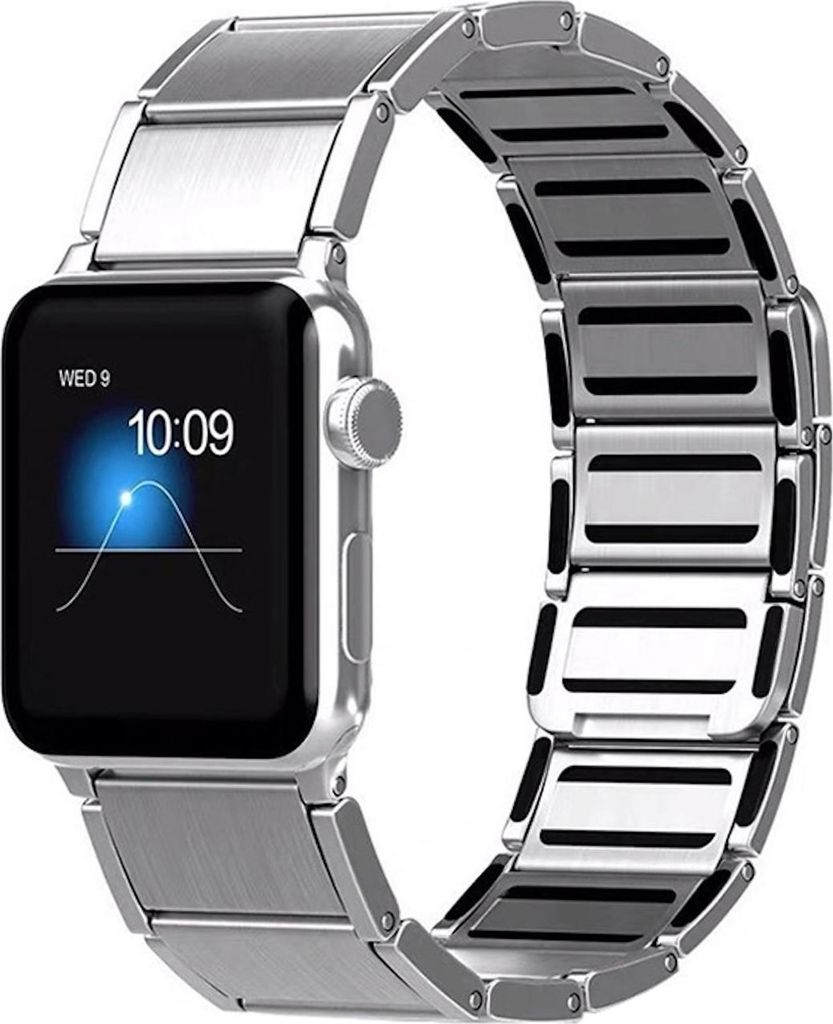 Für Apple Watch Series 11 10 46mm / Ultra 3 2 1 49mm / 9 8 7 45 / 6 SE 5 4 44 / 3 2 1 42mm Magnet Stahl Armband