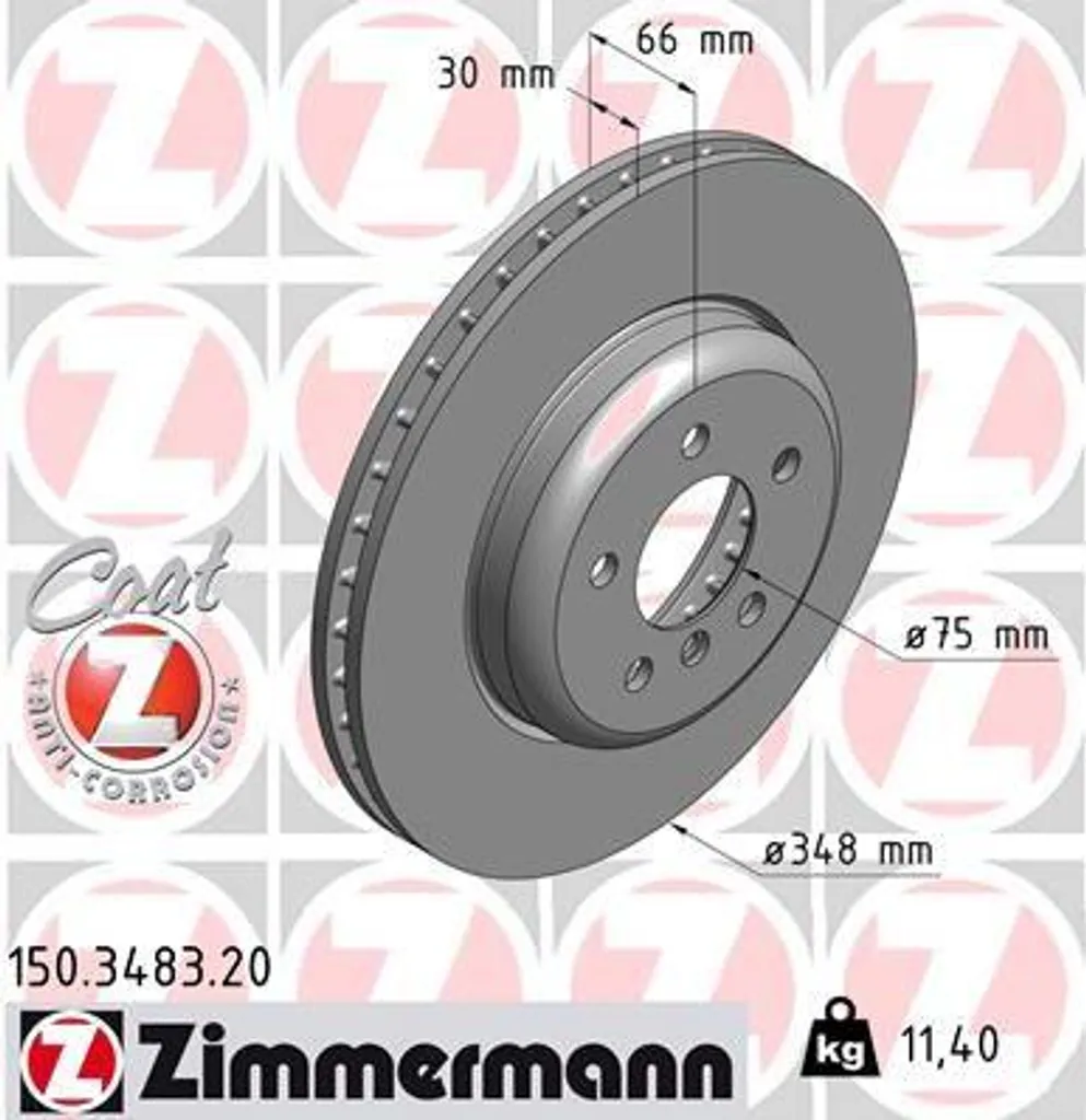 Remplacement disque de frein BMW Série 5 F10 et 6 F13 - Qualité OE 348mm