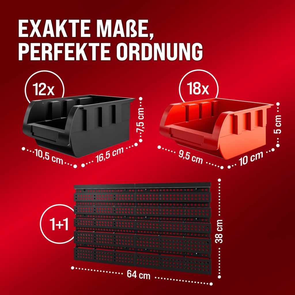 Organizér do dílny ORDERLINE s 30 boxy JR06 Obrázek produktu 4