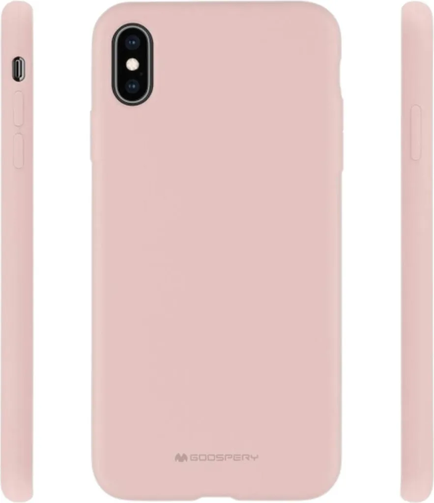 Cover Rosa Sabbia iPhone 14 Pro Max: Custodia Mercury in Silicone Soft-Touch