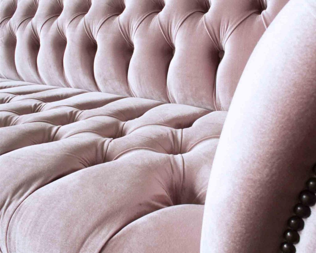 Chesterfield Rosa Couch Sofa Polster 4 Sitzer Couchen Sitz Sofas Neu