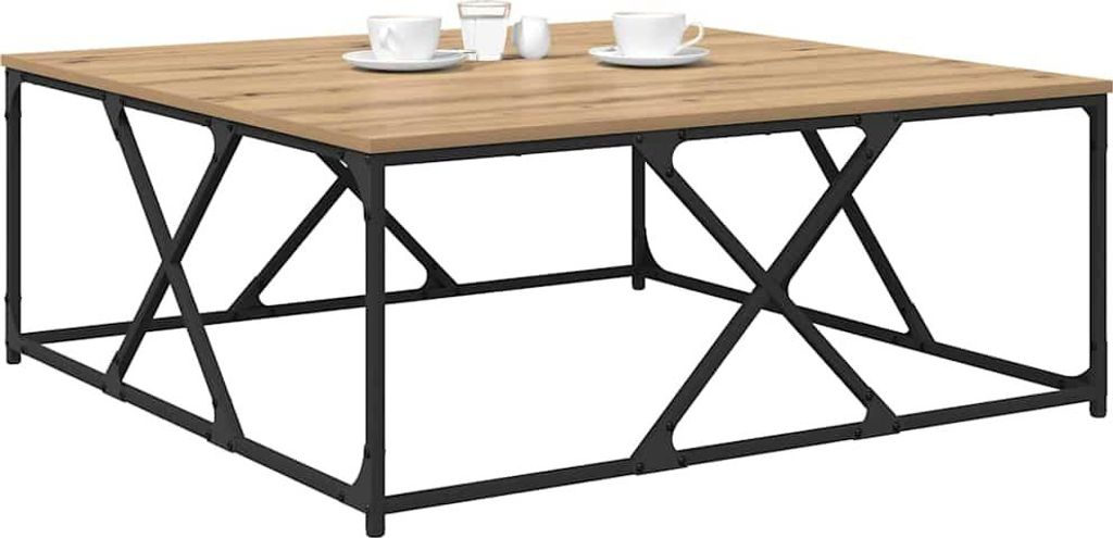 “2026 Modern“ Couchtisch Artisan-Eiche 100 x 100 x 40cm Holzwerkstoff - Designermöbel 845147 - Couchtische