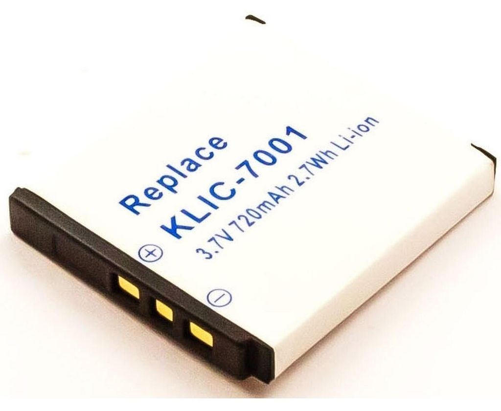 Akku für Benq DC-E1050 Li-Ion 3,7 Volt 700 mAh schwarz. Produktbild 