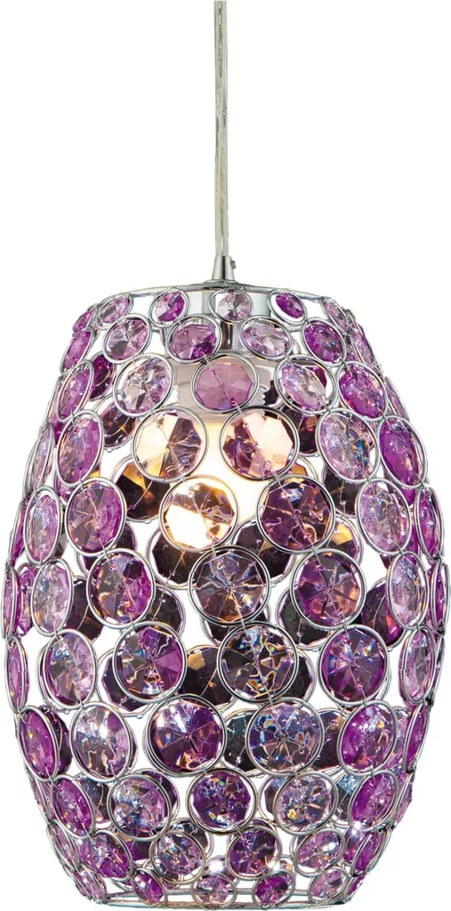 Lampe de plafond suspendue pour salle à manger et salon en chrome CORN