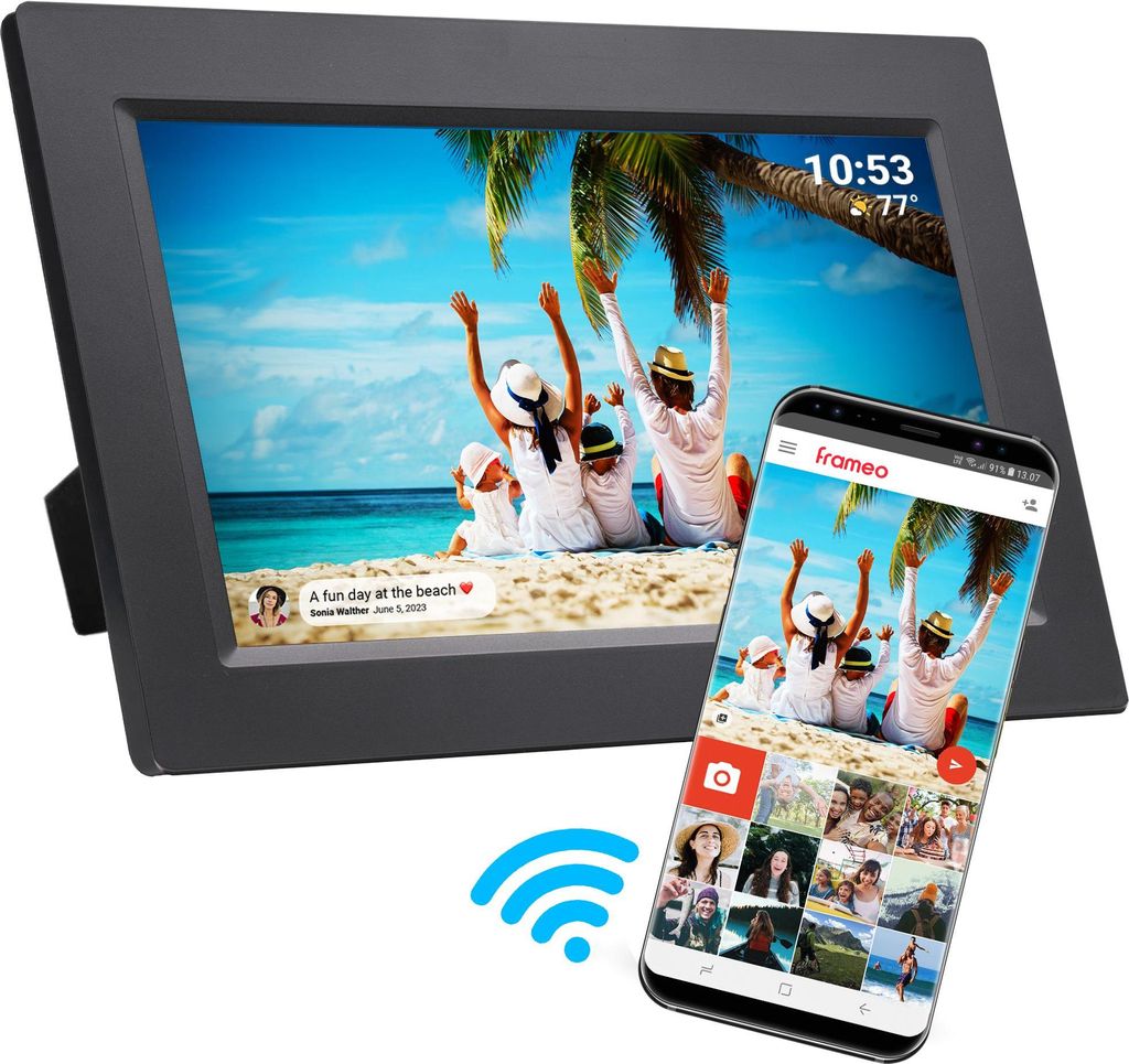Denver PFF-1015 Digitaler WLAN-Bilderrahmen - 10.1" IPS Produktbild 