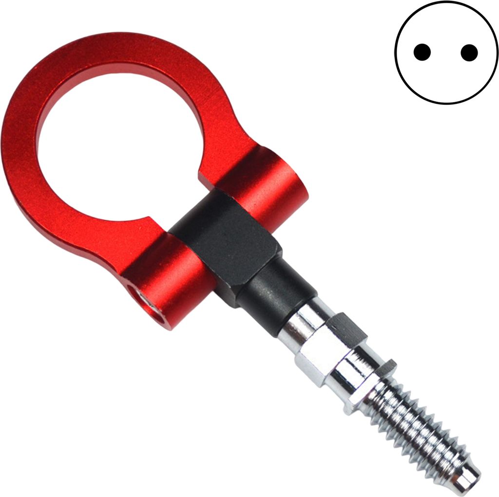 Auto Abschlepphaken Robust Verschleißfest JP/EU Stecker Frontstoßstange Auto Anhänger Ring Haken Auto Versorgung