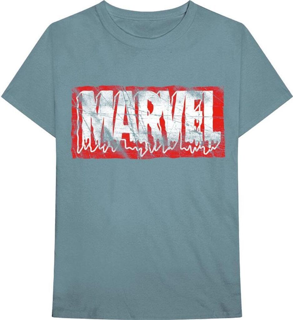 Marvel Comics - T-Shirt für Herren/Damen Uni RO6900 (S) (Hellblau)
