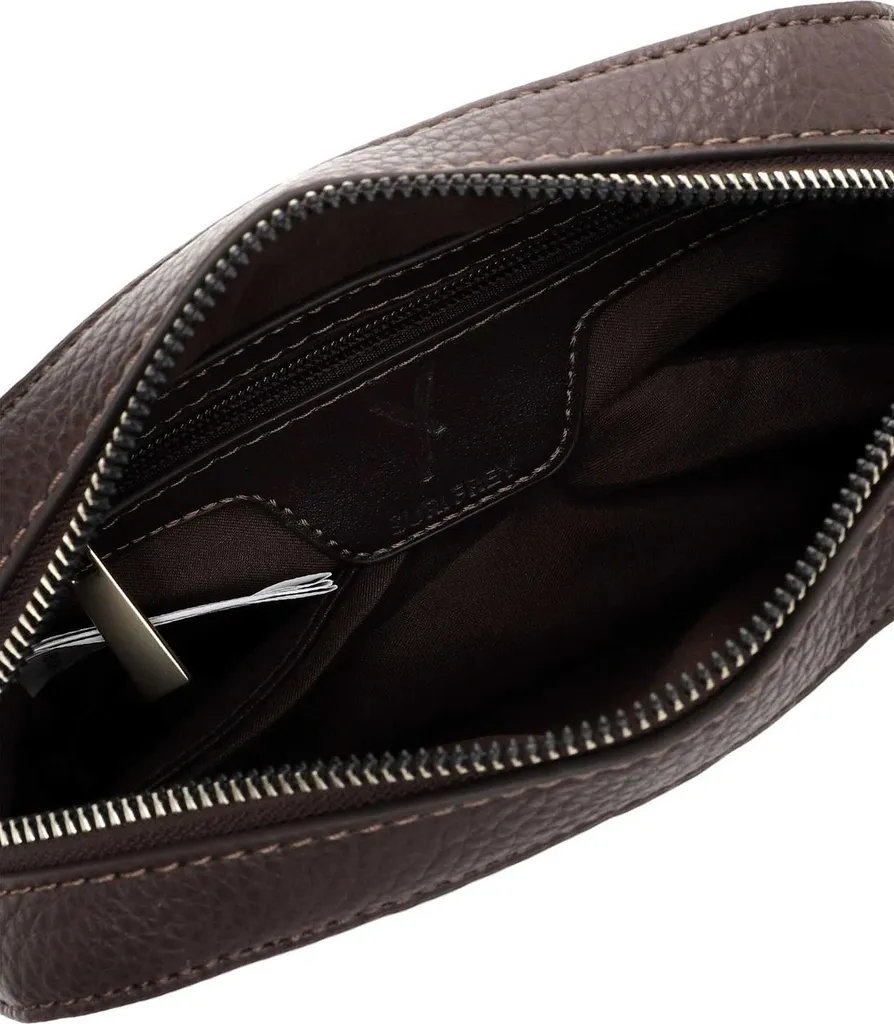 Borsa SURI FREY SFY Maggy Brown: Marrone Scuro e Zip per Ogni Giorno