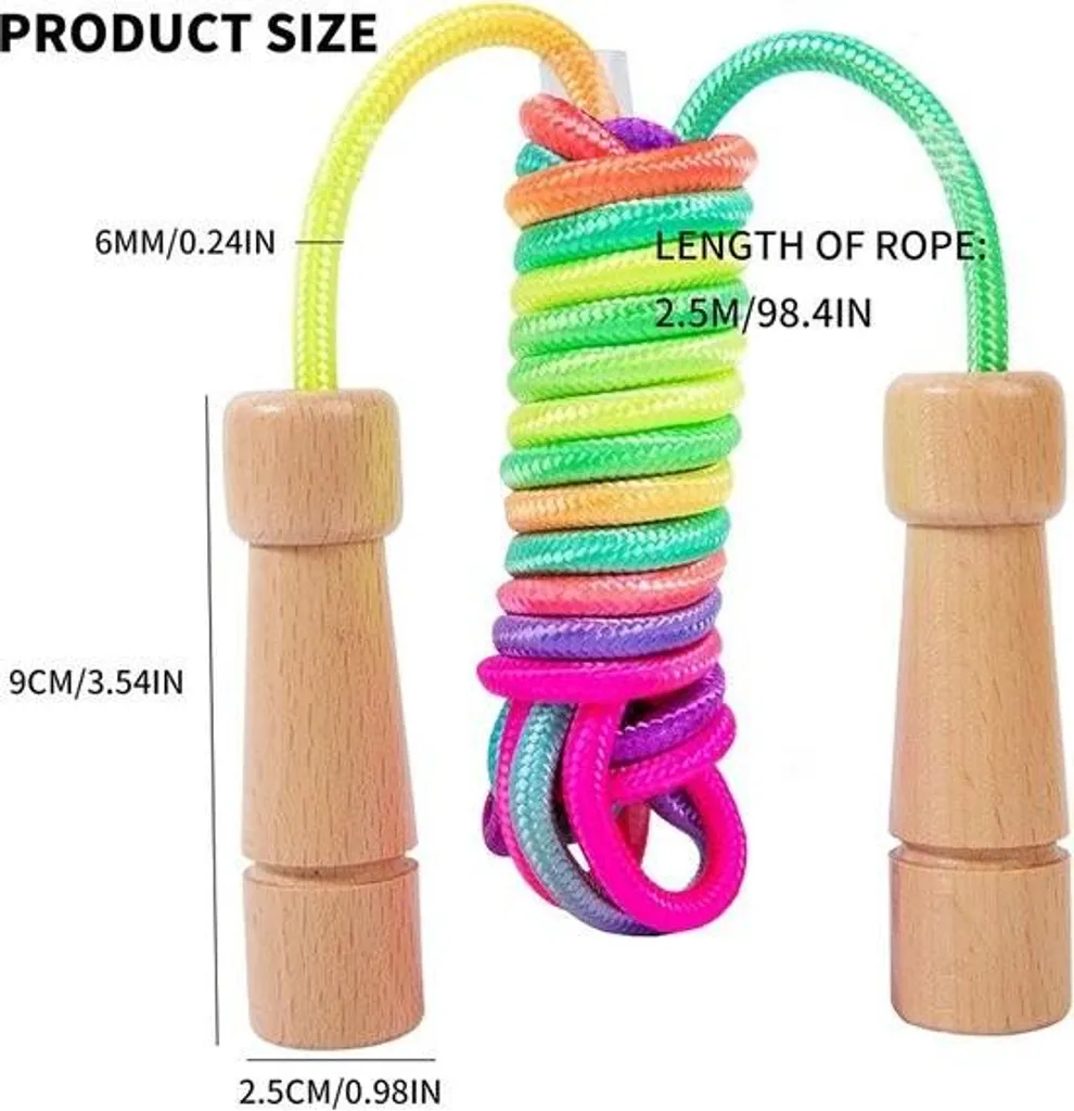 Corde à sauter de 25 m pour animation de récréation et kermesse