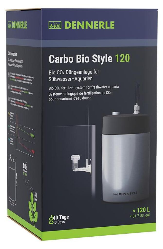 Dennerle Carbo  Style 120 -  CO2 Düngeanlage für Produktbild 