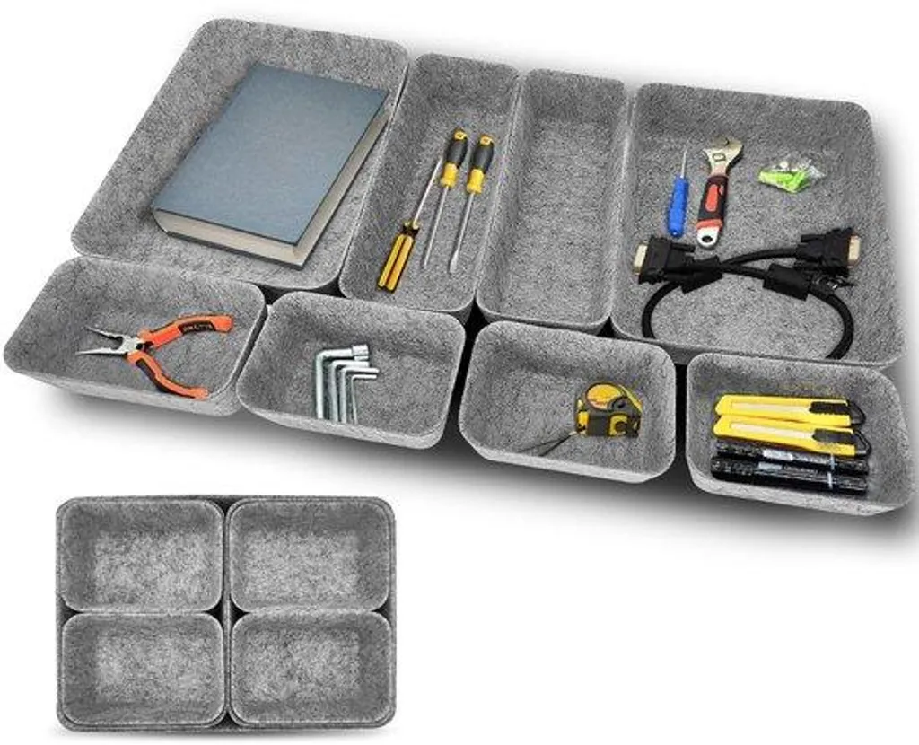 Organiseur de dressing pour sous-vêtements et accessoires - Lot de 8