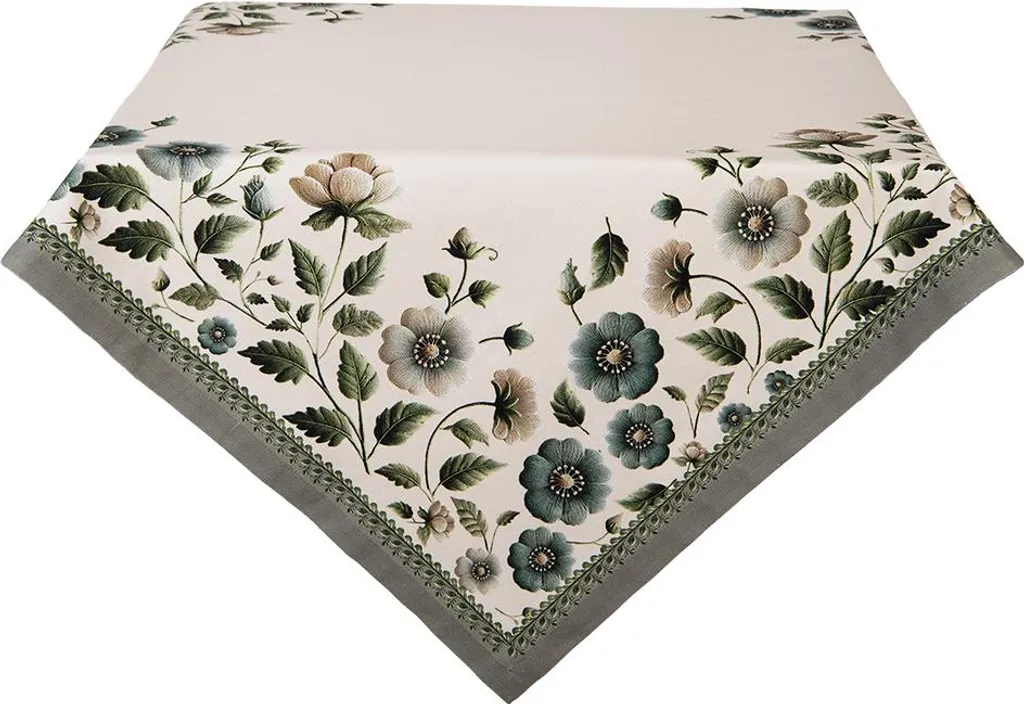 Tovaglia Cotone Beige Clayre & Eef 100x100 - Alta Qualità per Casa