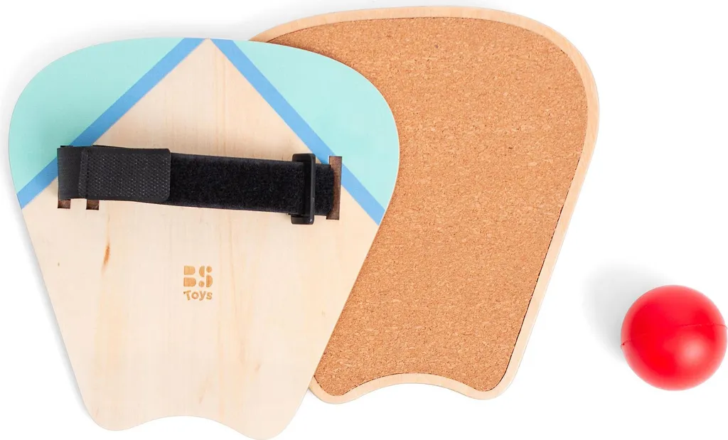 Set de Padel Extérieur pour Enfant BS Toys Jeu de Raquettes Junior
