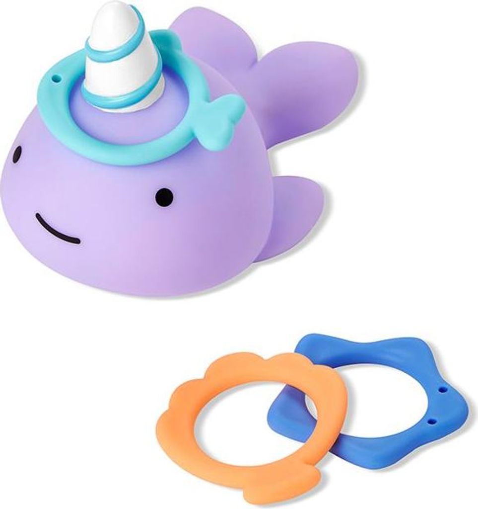 Skip Hop Badespielzeug Narwal Ringwurfspiel multicolor
