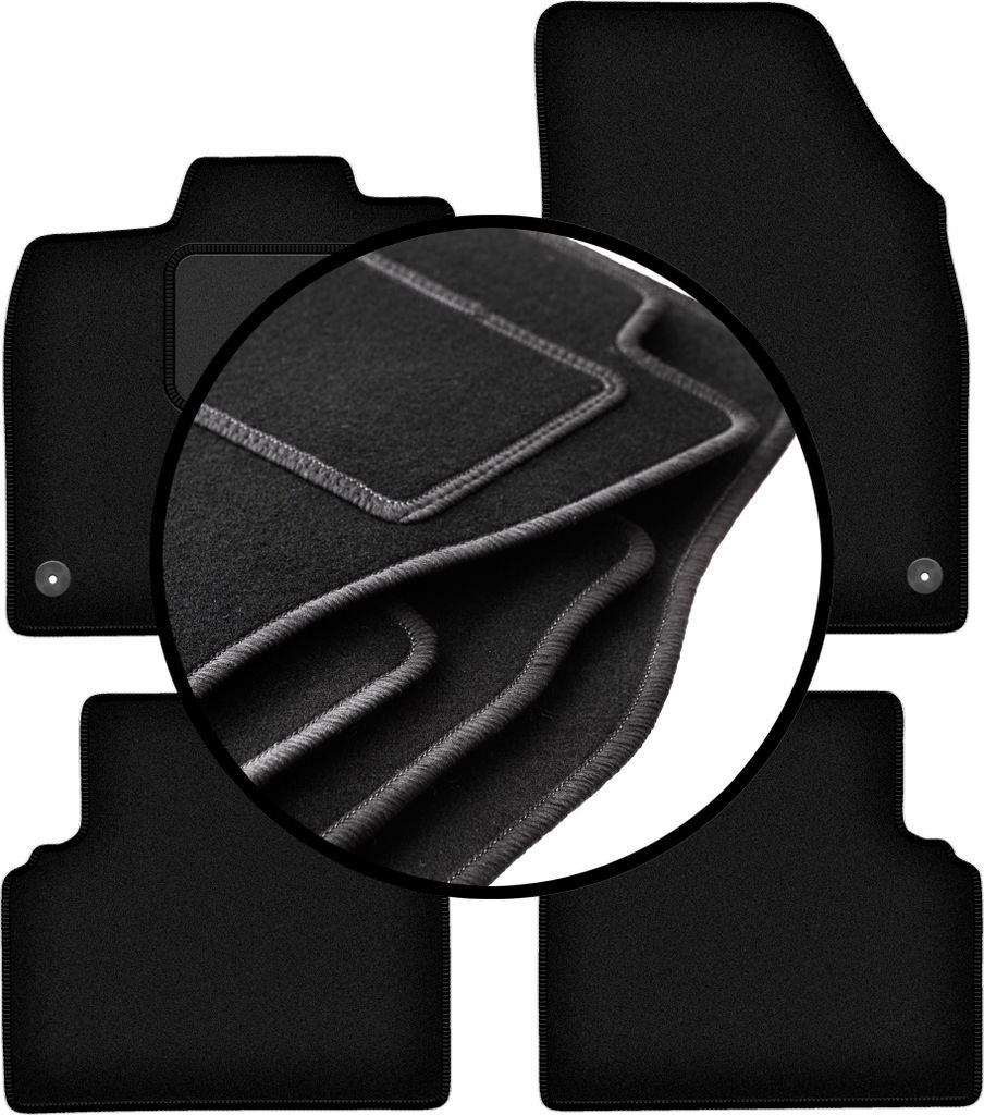 Komplettset Veloursmatten für: Volkswagen ID.3 Schrägheck (2019-)