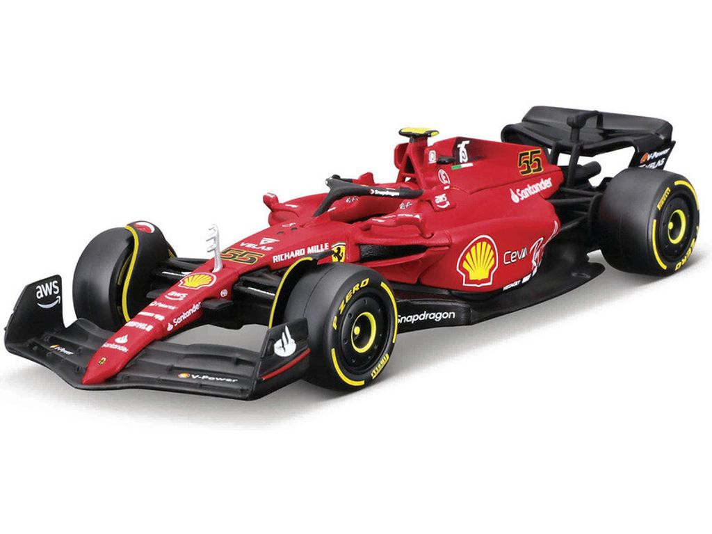 Bburago Ferrari F1-75 1:43 55 Carlos Sainz Obrázek produktu 