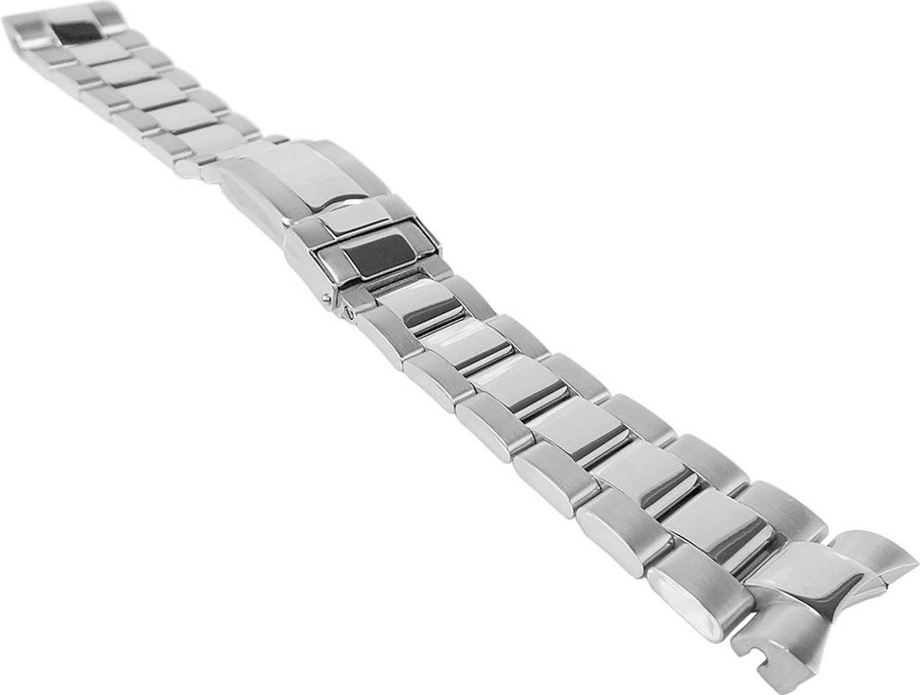 Uhrenarmband 20mm | Edelstahl silbern | passend für RLX Uhren 34184