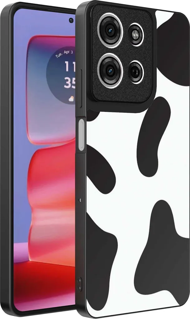 Cover Motorola Edge 50 Pro Cow Design - Eleganza e Protezione TPU