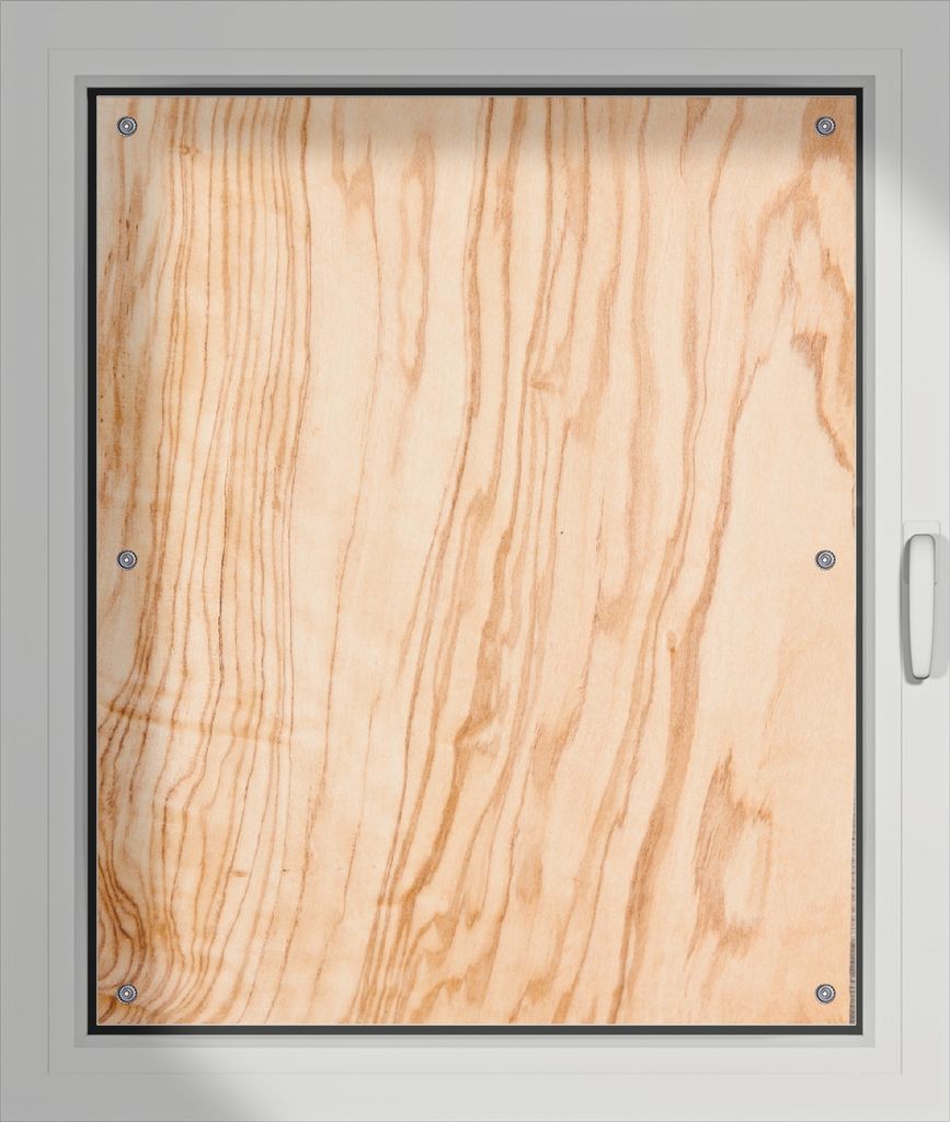 Wallario Lichtschutzbild, Dekorativer Sichtschutz Sonnenschutz 76 x 93 cm mit Motiv: Holzmuster - Oberfläche mit Holzmaserung VI - Verdunklung ohn...