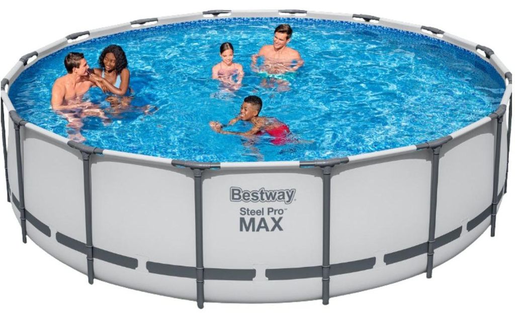 Piscine hors sol ronde 457x107cm BESTWAY Stel Pro Max Liner Image du produit 