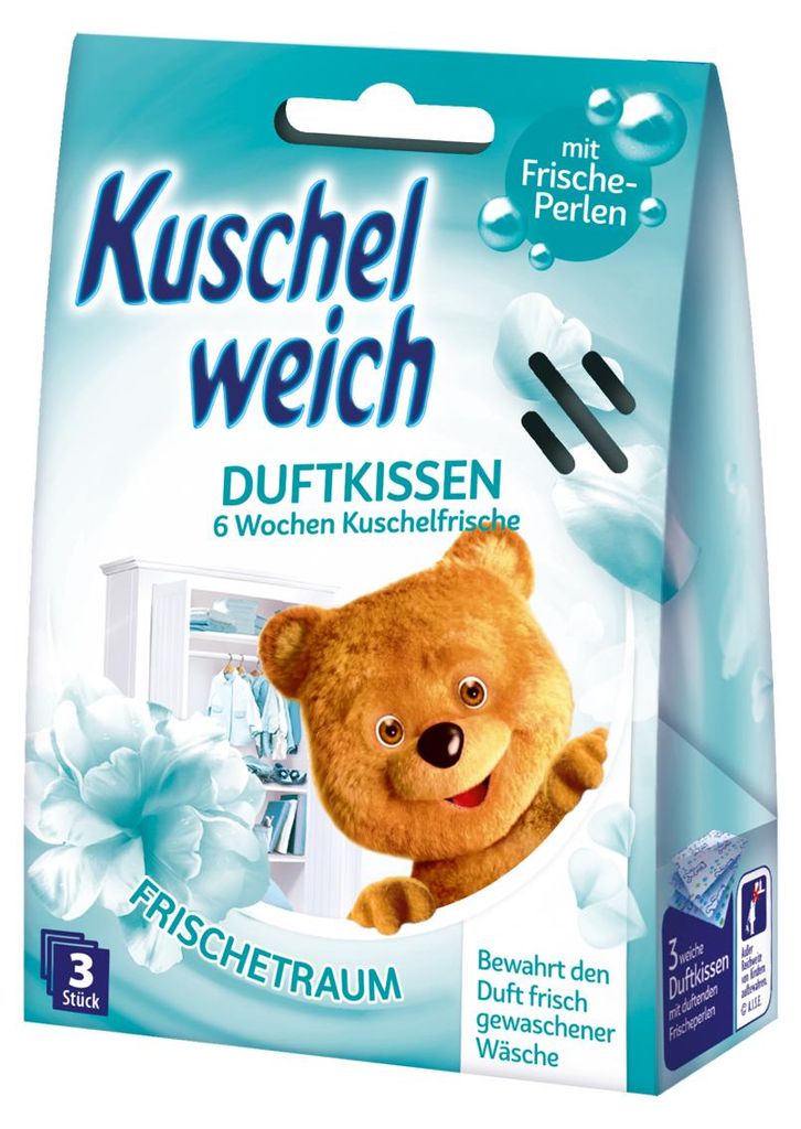 Kuschelweich Duft: 3er-Pack Duftkissen ""Frischer Schlaf"" Produktbild 