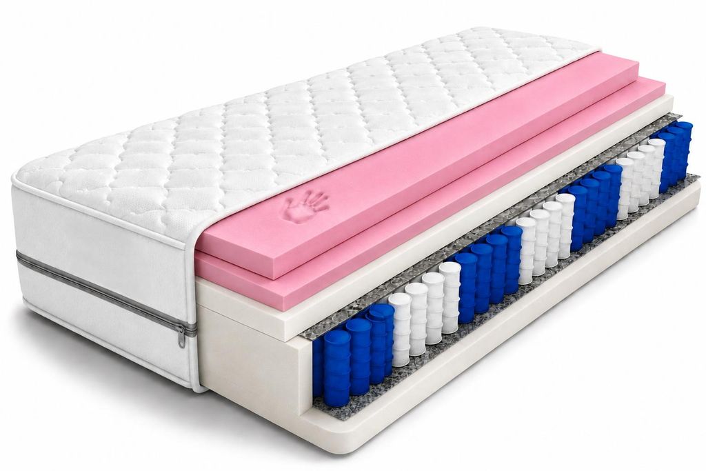 Taschenfederkernmatratze NOVA DOUBLE MEMORY 180x200 cm – Produktbild 