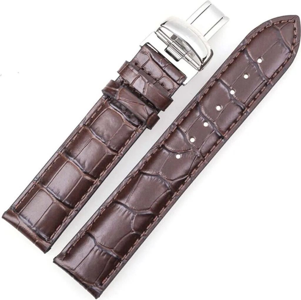 Ricambio Cinturino Tissot 22mm Pelle Lobwerk - Kit Installazione Incluso