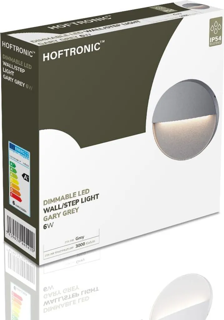 Applique Murale LED Design IP54 Gris 3000K pour Balcon et Façade Maison - 9