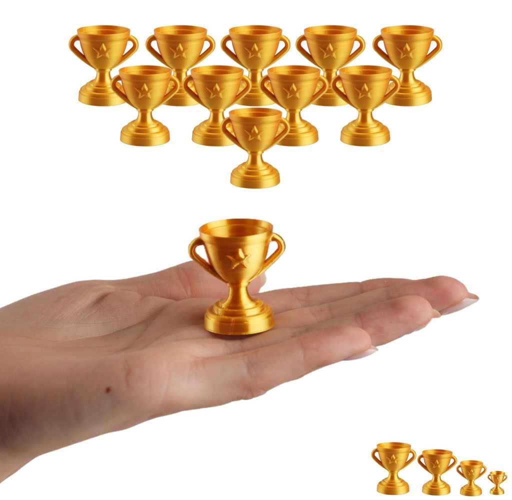 Mini trofeo coppa 3,5–10 cm – statuetta premio stampa 3D Immagine del prodotto 