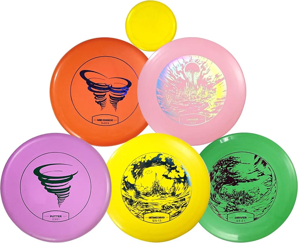 Kit de Démarrage Disc Golf Loisir avec 3 Disques de Vol et Marqueur - 11
