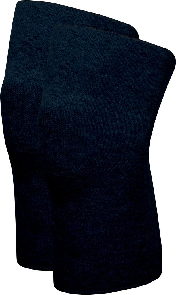 wobera Angora Gelenkwärmer, tolle genähte Passform, schwere Ausführung mit 50% Angora (Gr. S, Farbe: marine)