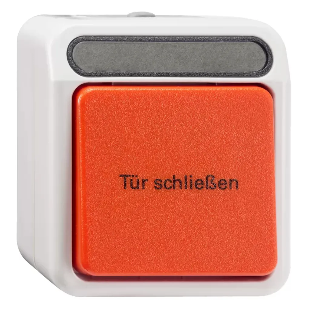 Bouton-poussoir de déclenchement Merten AQS MEG3167-8029 Blanc AP