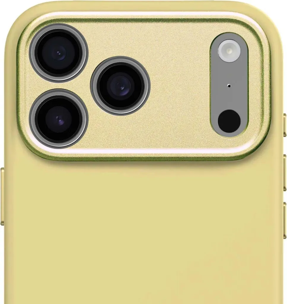 Decoded Coque Silicone iPhone 17 Pro Max Jaune Yuma Protection Premium