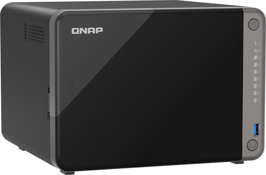 QNAP TS-AI642 - NAS-Server - 6 Schächte - SATA 6Gb/s - RAID RAID 0, 1, 5, 6, 10, 50, JBOD - RAM 8 GB - Gigabit Ethernet / 2.5 Gigabit Ethernet - i...