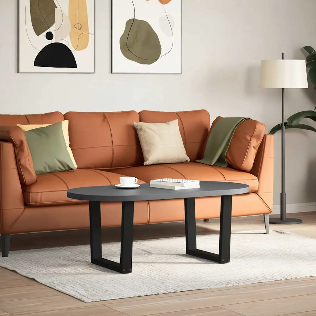 Set 2 Gambe SYFAX™ per Tavolini Coffee Table | Acciaio Nero 50 cm