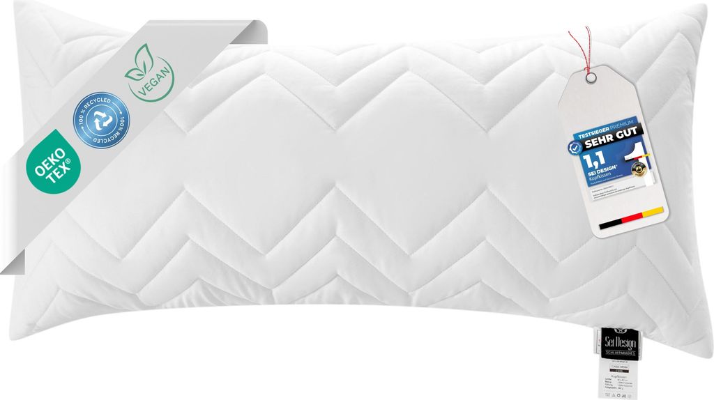 Kopfkissen 40x80 Schalfkissen Sofakissen Produktbild 