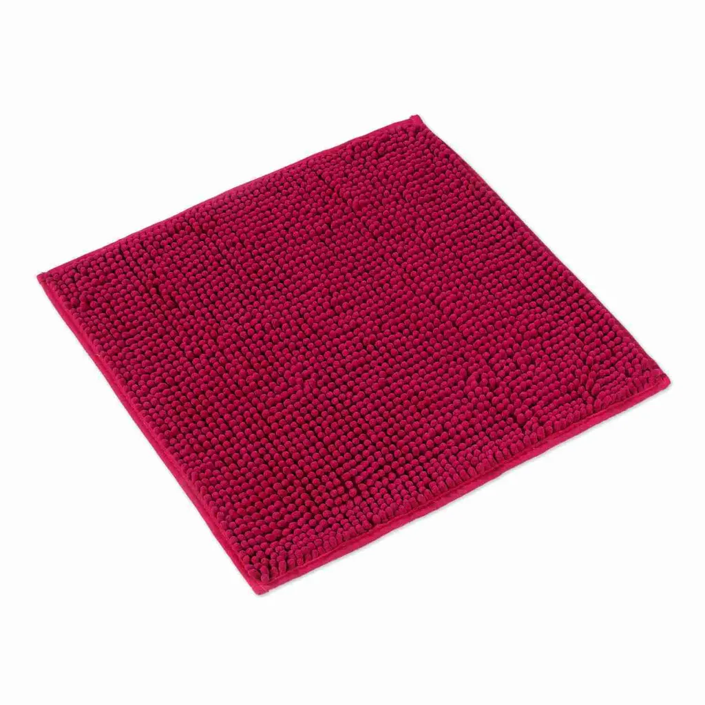 WohnDirect PARIS Rosa 45x45: Tappetino Bagno Lavabile e Antiscivolo