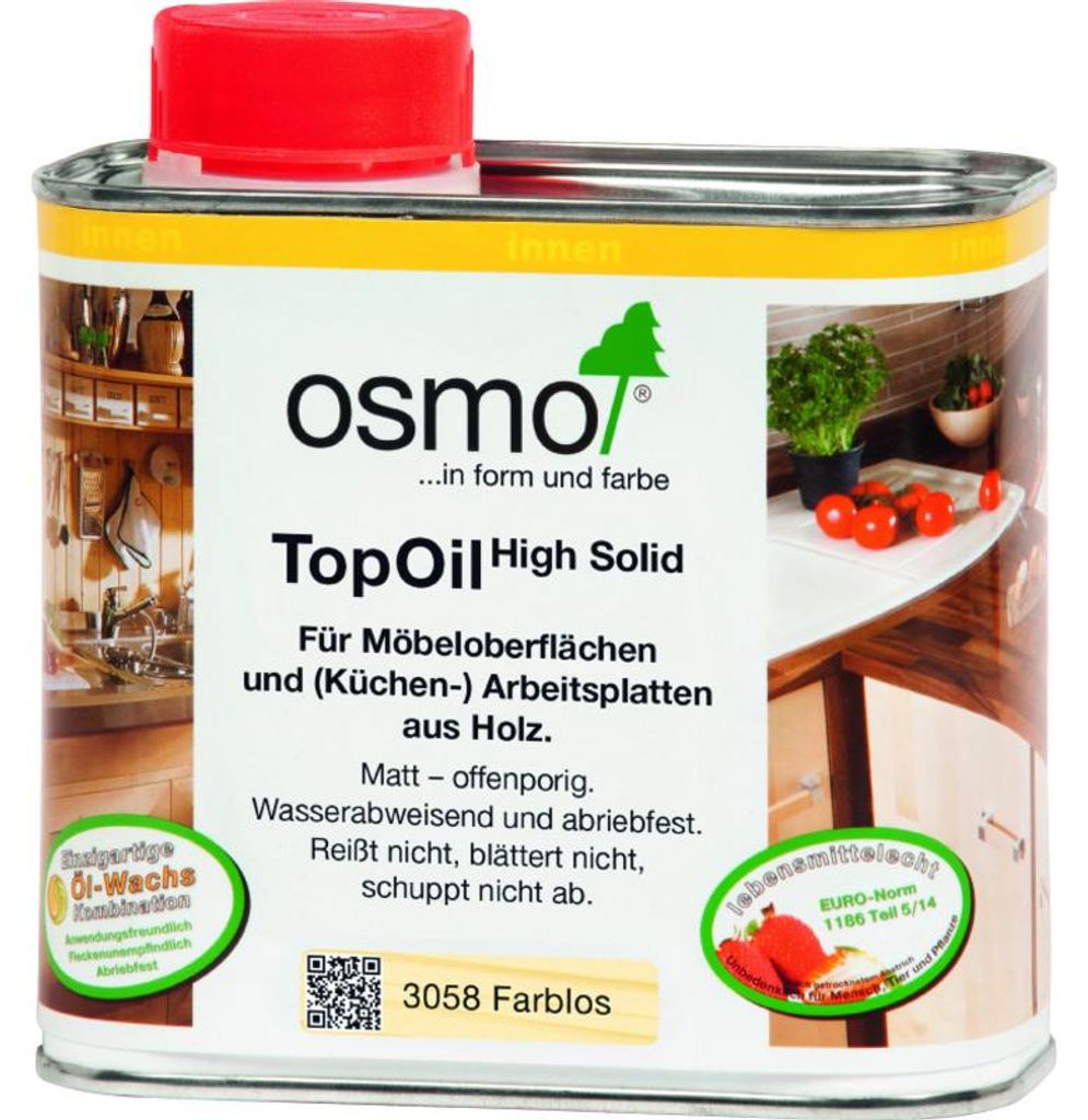 Osmo Ölwachs TopOil 500 ml farblos Produktbild 