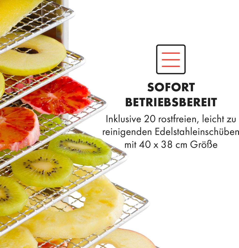 Klarstein Master Jerky 300 Pro Dörrautomat Profi / Gastro Produktbild 4