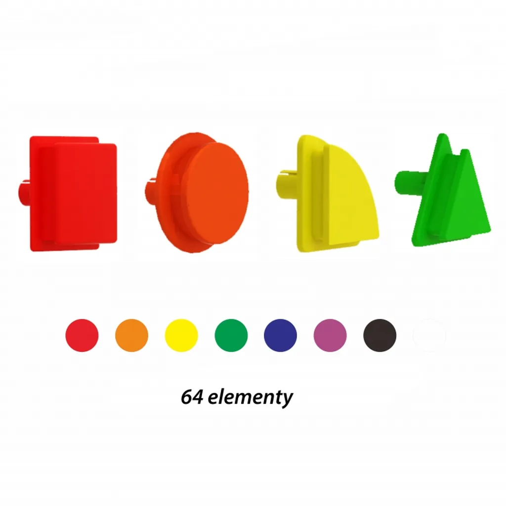 Chevilles Géométriques Masterkidz - Accessoires pour Tableau de STEM