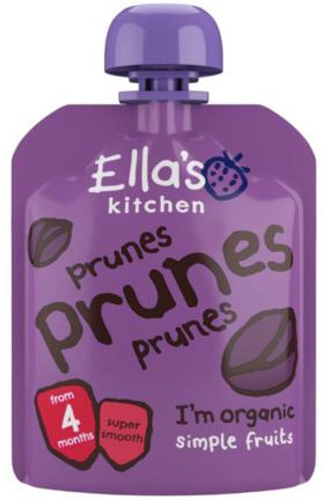 Ella's Kitchen Pruimen knijpzakjes 4+ maanden  (70 gr) Productafbeelding 