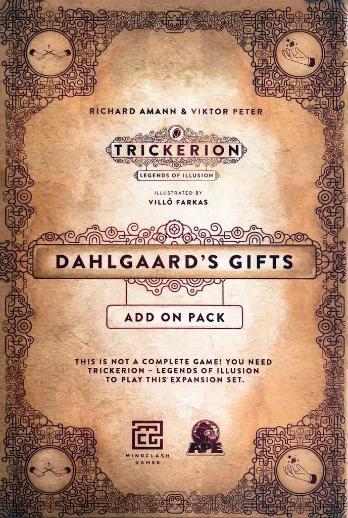 Extension Trickerion - Les Cadeaux de Dahlgaard pour Passionnés de Jeux