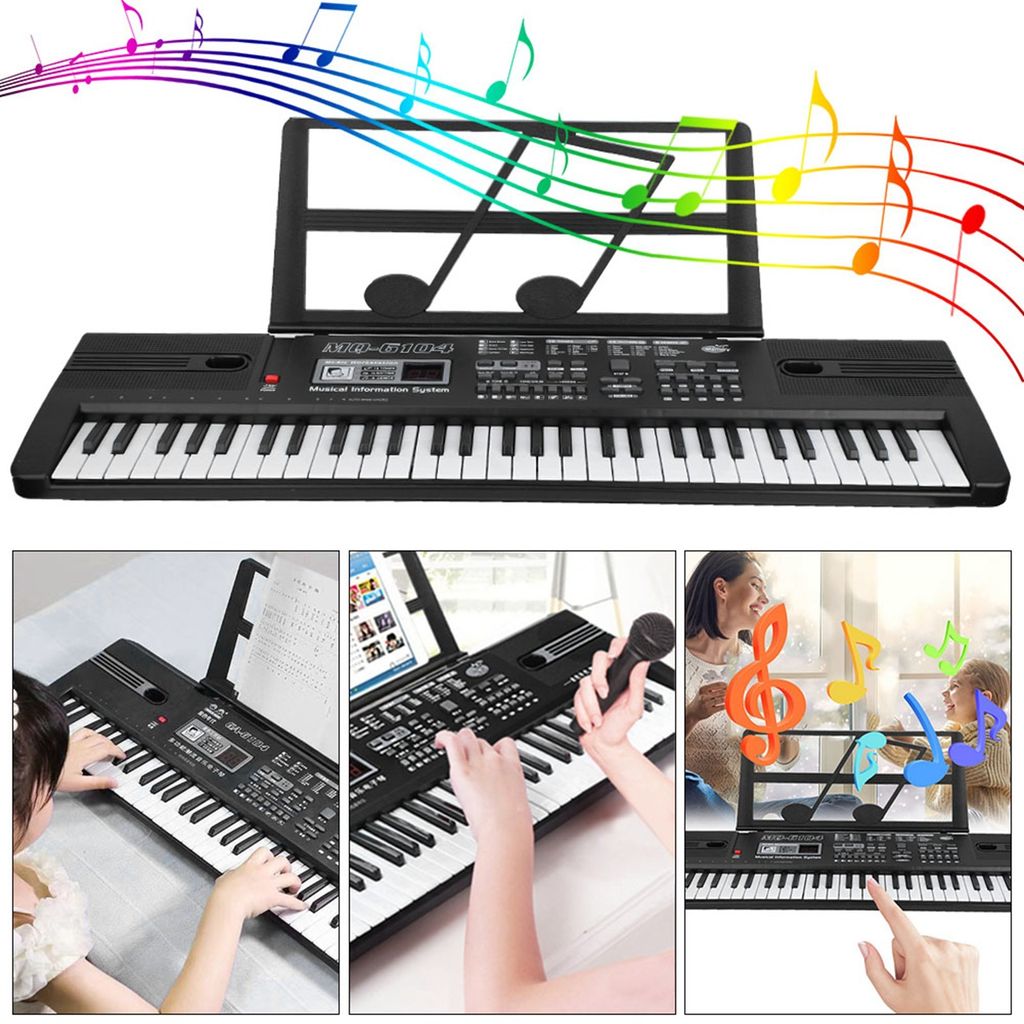 Multifunkční digitální piano, 61klávesový klavír Dětský Obrázek produktu 6
