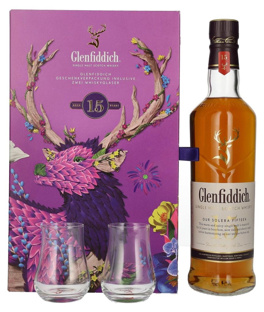 Glenfiddich 15 OUR SOLERA Single Malt Scotch Whisky 40% Image du produit 