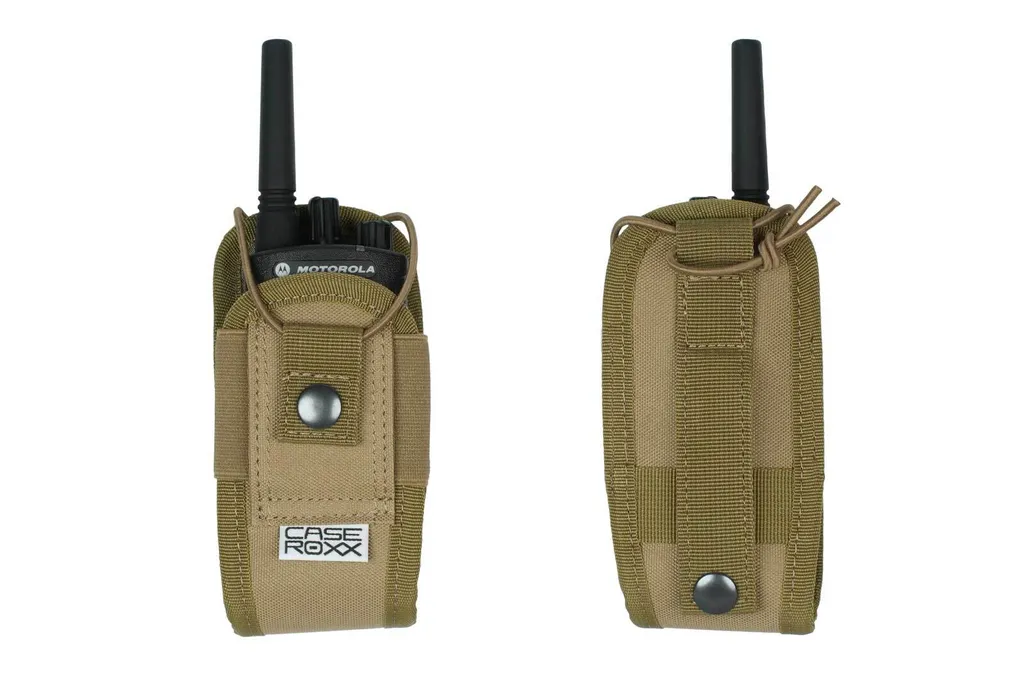 Porta Radio Tattico caseroxx Molle Compatibile per Emergenze