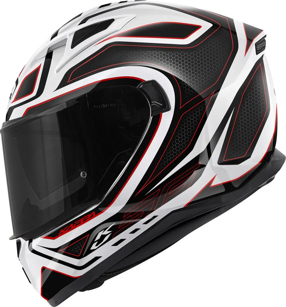 Casque KAPPA KV56 avec finition brillant néon et écran anti-rayures XS