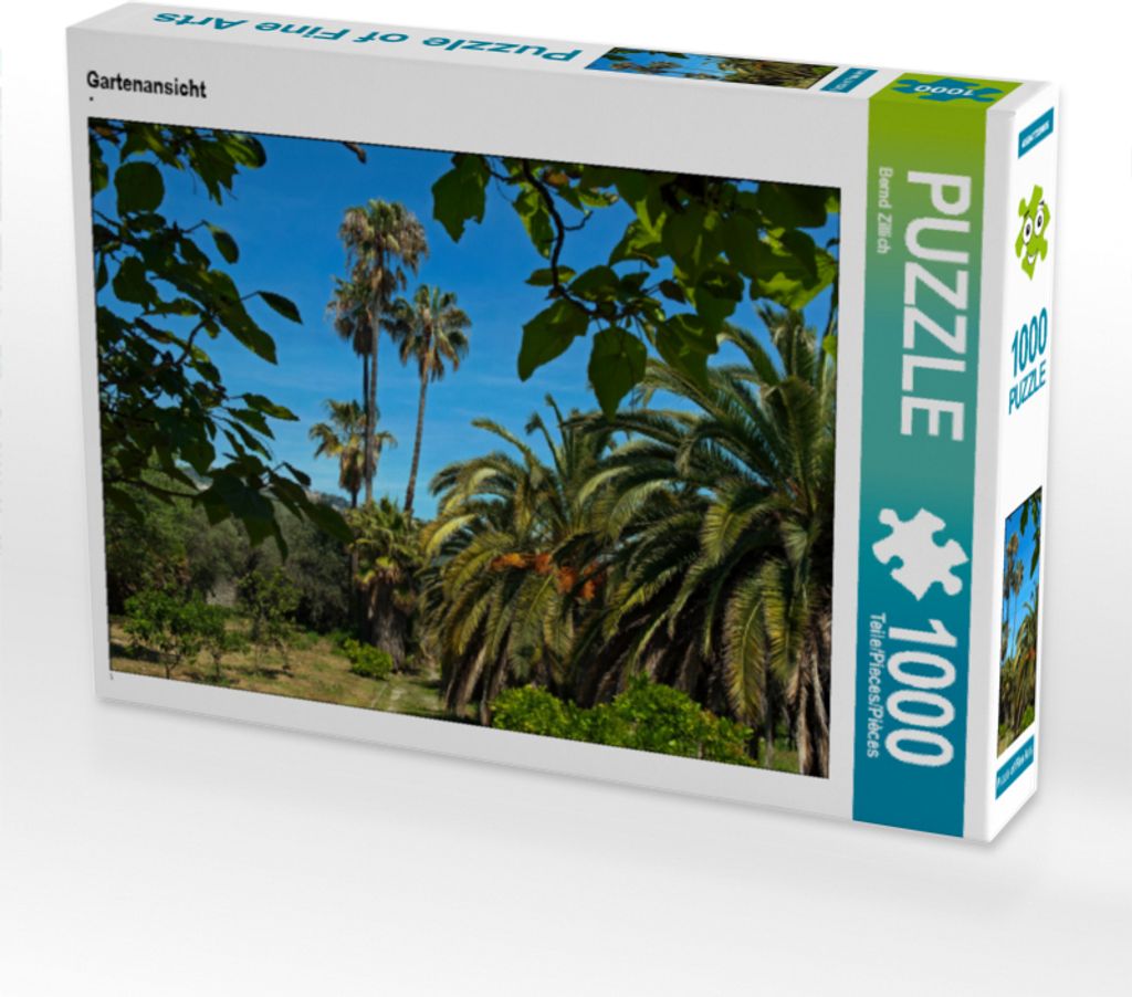 CALVENDO Puzzle Gartenansicht | 1000 Teile Lege-Größe 64x48cm Foto-Puzzle für glückliche Stunden