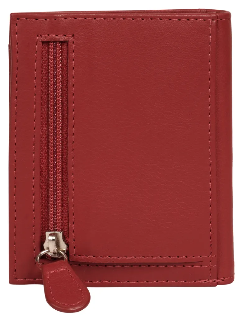 bugatti Mini Wallet Secure Slim Zip : Portefeuille RFID et compact rouge - 9