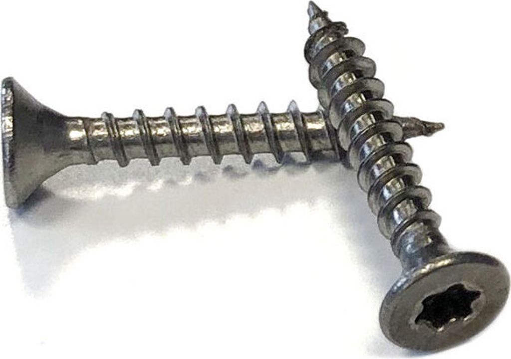 Spanplattenschrauben Edelstahl 4x16 mm - 1.000 Stück Holzschrauben A2 Torx